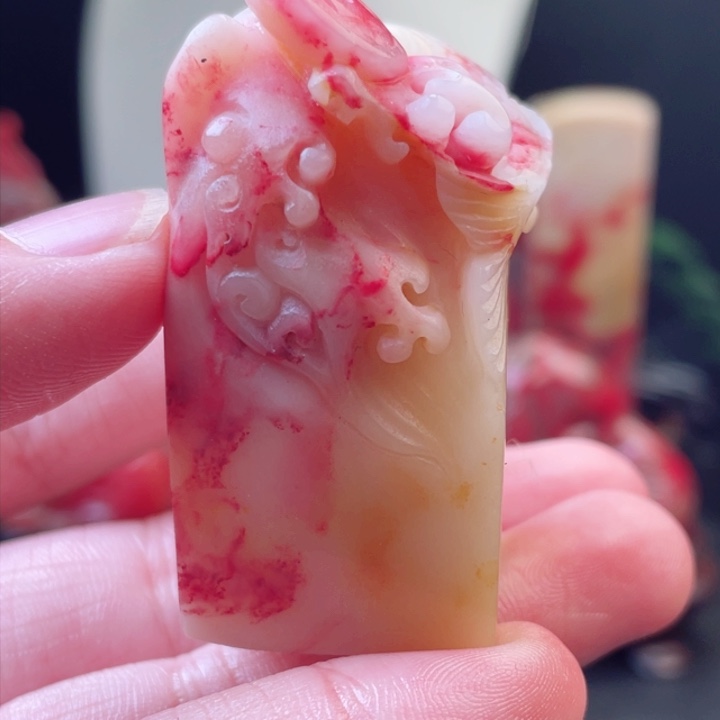 巴林鸡血石白玉地