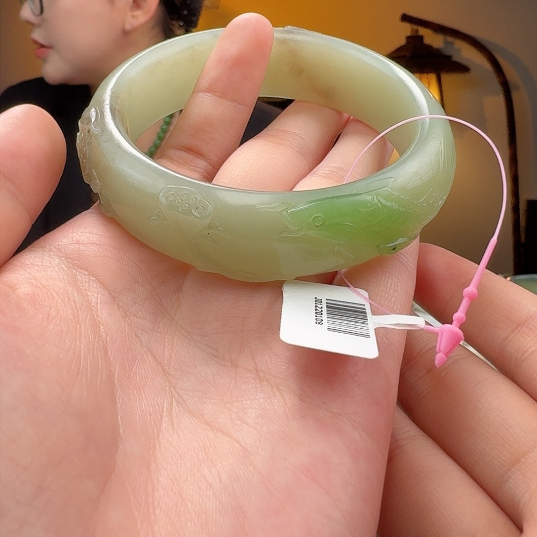 和田玉手镯59未镶嵌