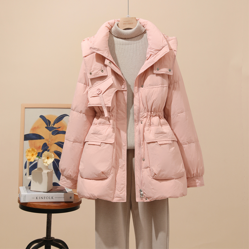 【青芒】中长款羽绒服女2025新款冬季爆款时尚设计加厚收腰保暖外套