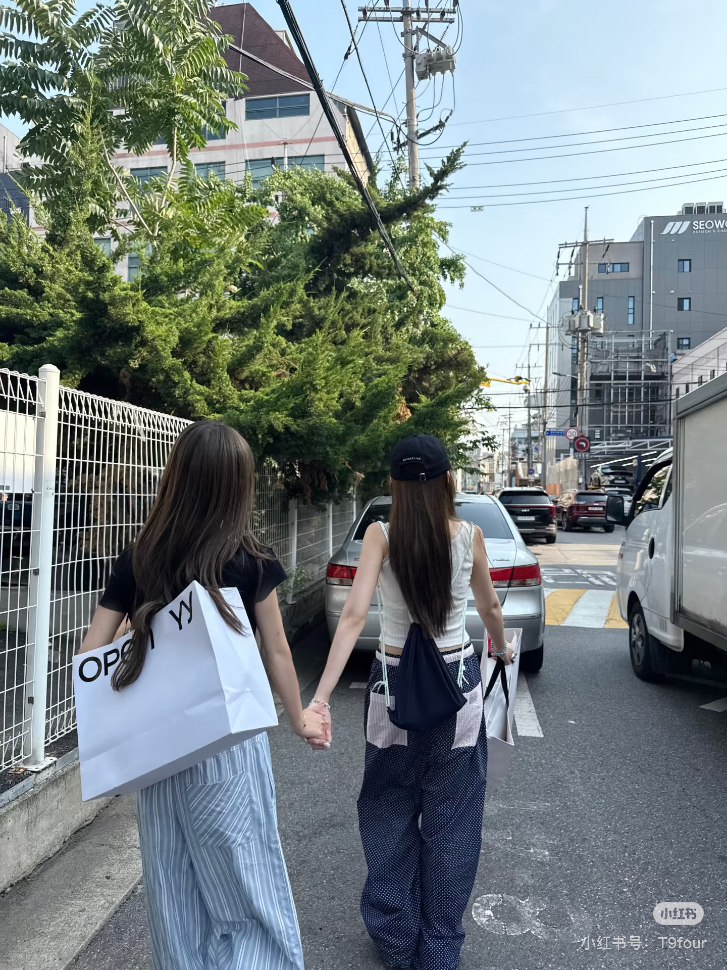 夏季长裙短袖方领纯色基本连衣裙收腰显瘦绿色简约圆领韩版