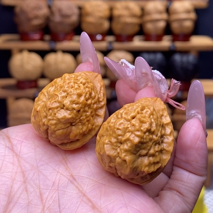 把件文玩核桃云石舍利14号28尺