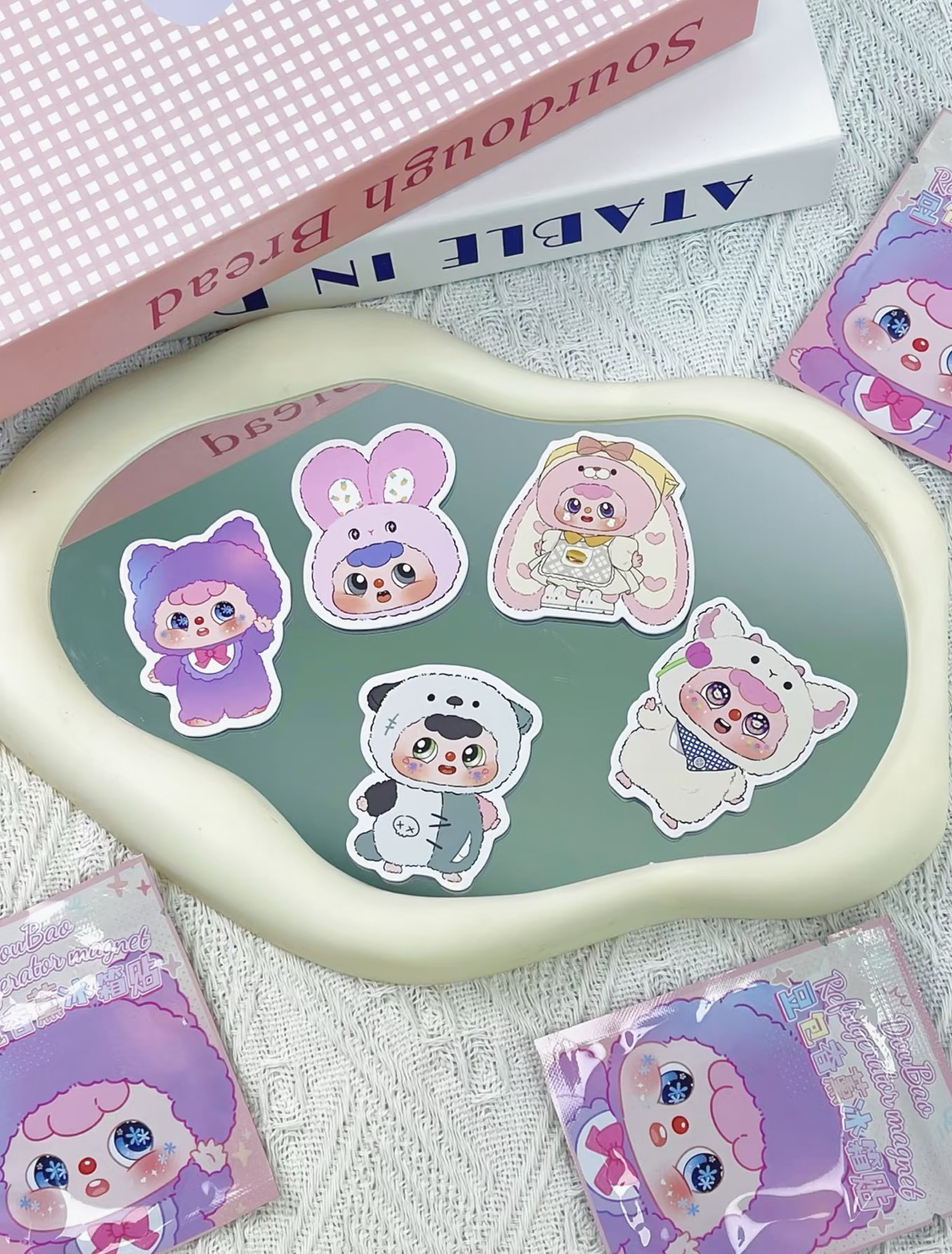 【踩尾巴欧便利店】豆宝冰箱贴玩法盲盒