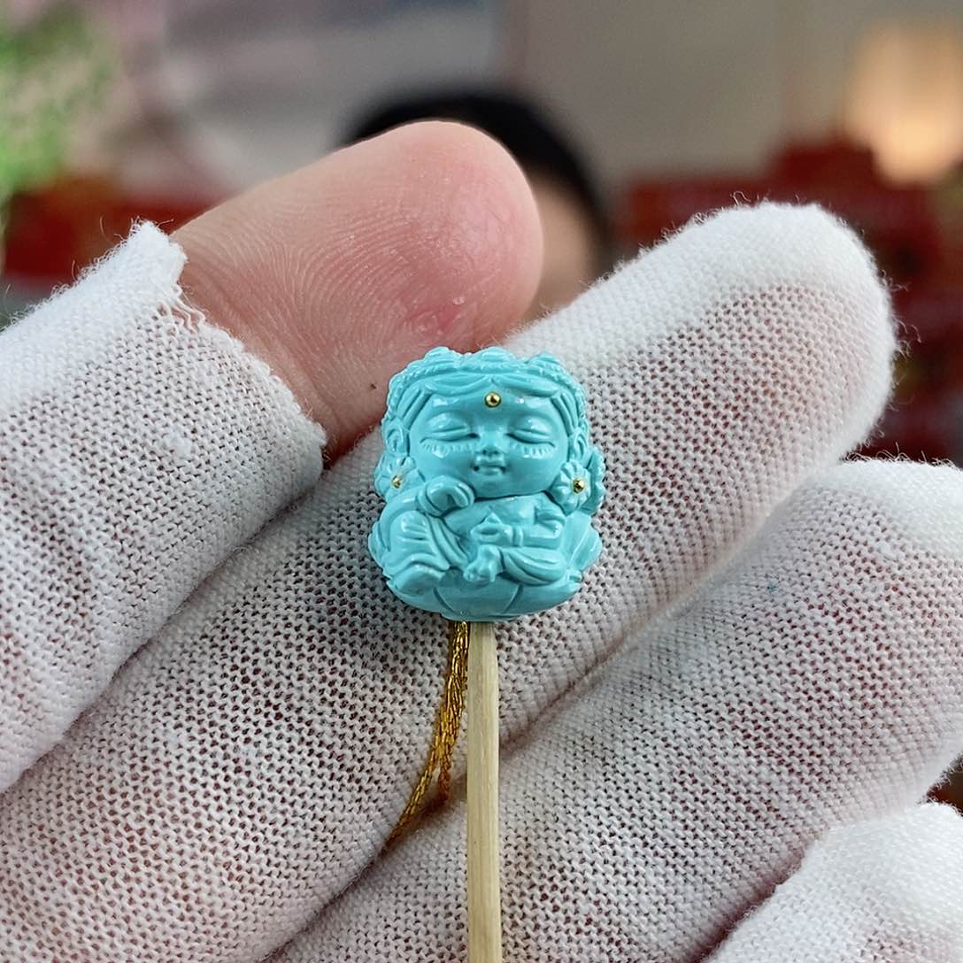 绿松石珠宝奇石未镶嵌