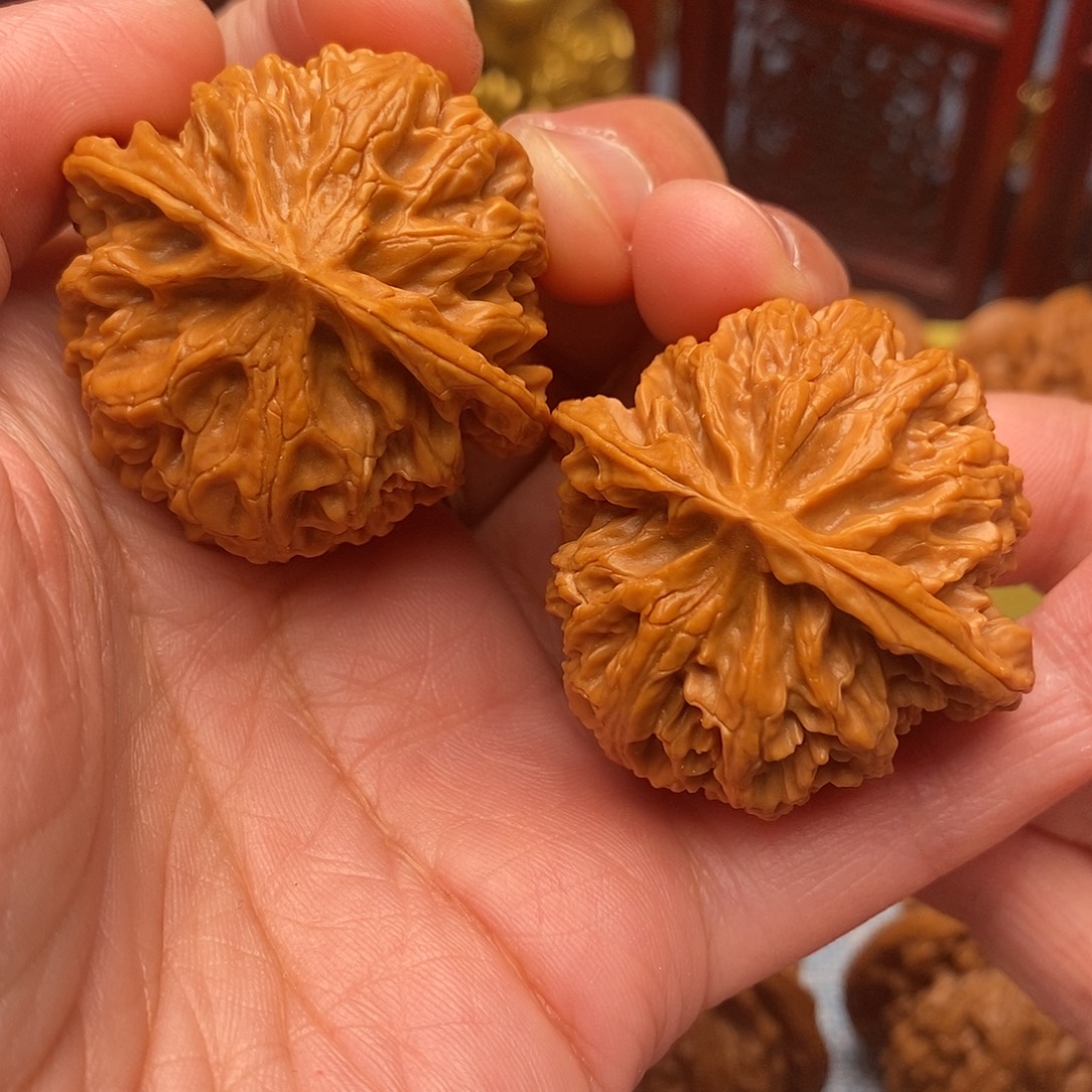 文玩核桃把件全品绝配苹果39尺