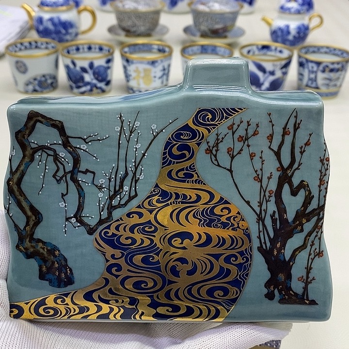 摆件口径进口瓷器