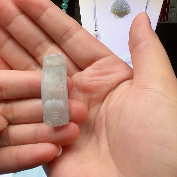 定制翡翠未镶嵌天然缅甸翡翠A货手牌不退不换