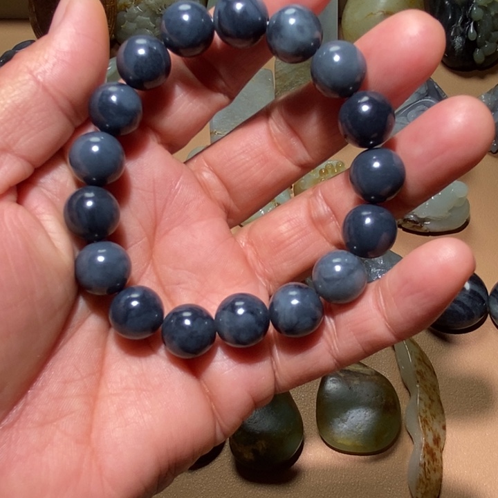 和田玉未镶嵌套链