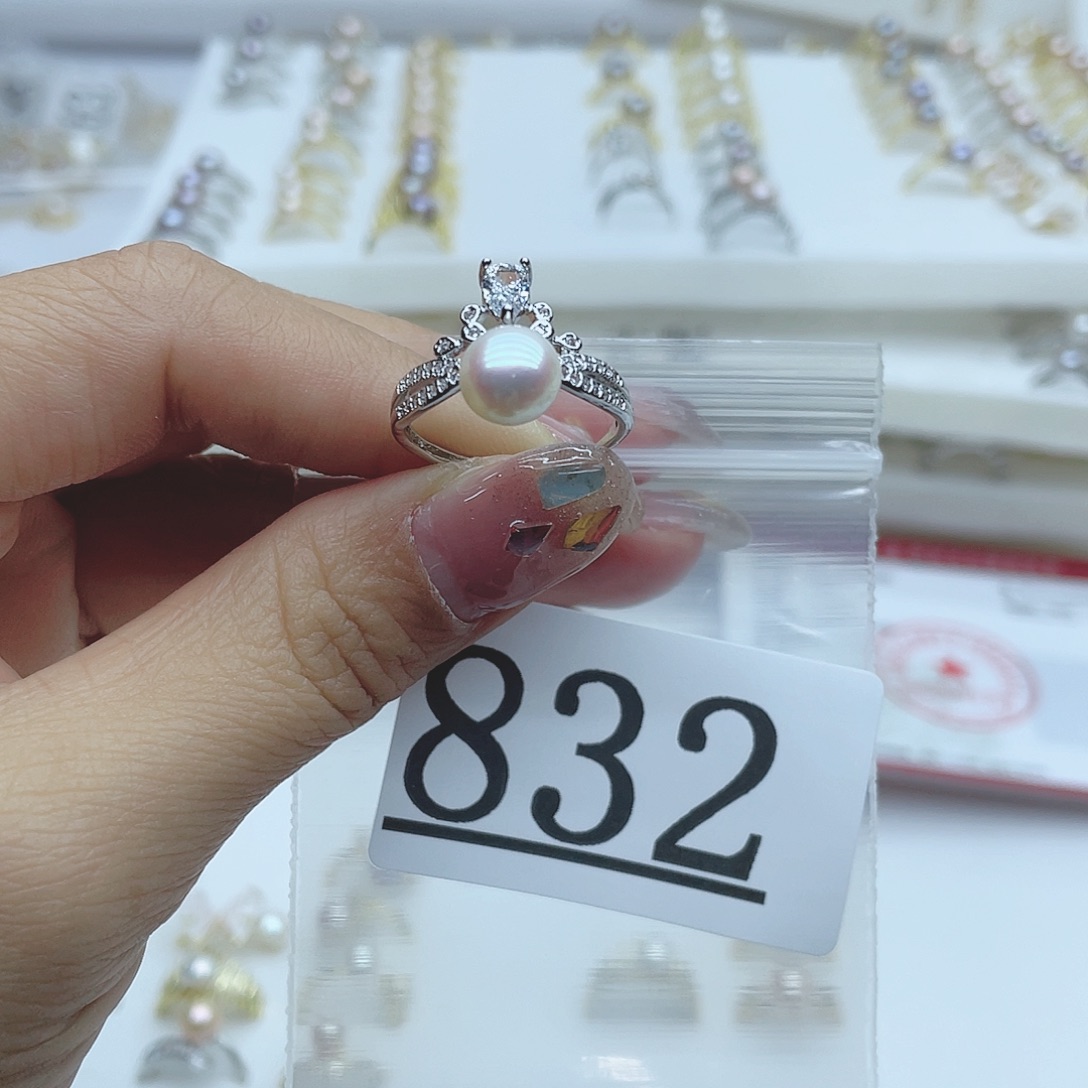 淡水珍珠珠宝奇石合金832