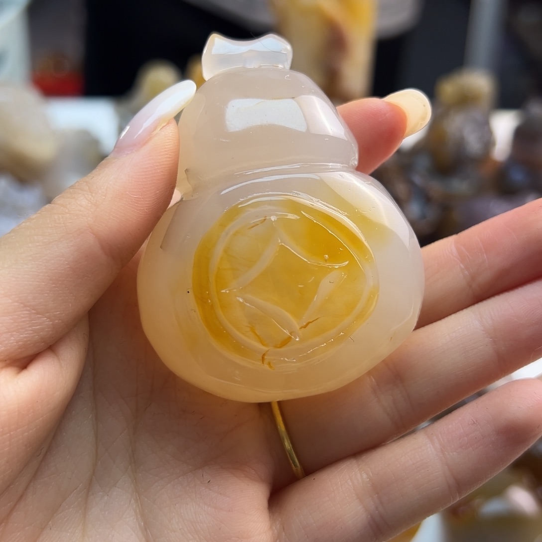 玛瑙/玉髓未镶嵌吊坠(不含链)