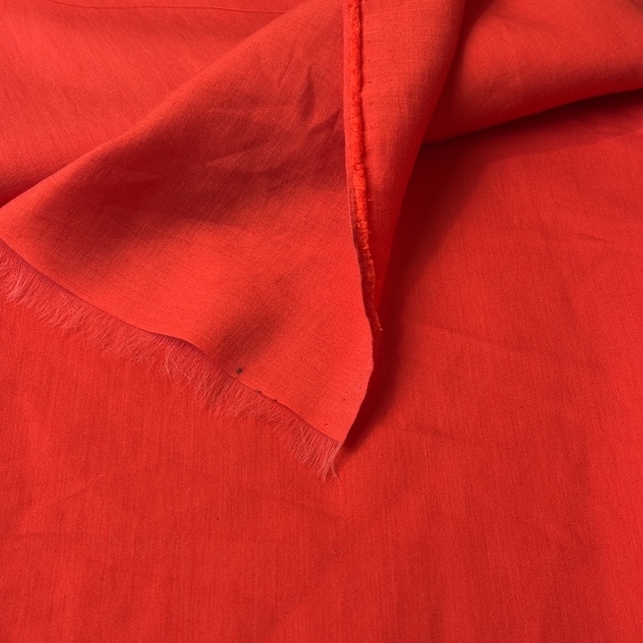 棉混纺西瓜红天丝棉2米