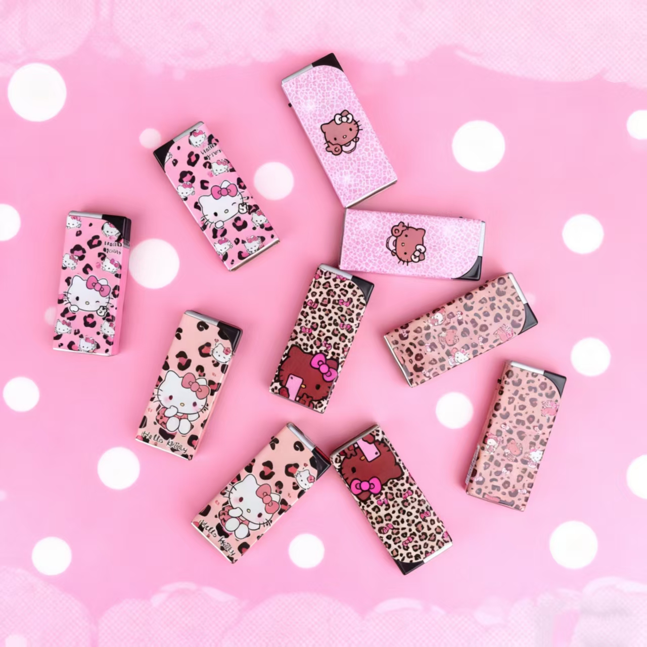 2025新款金属卡通创意蓝焰防风可充气卡通猫图案打火机送礼物