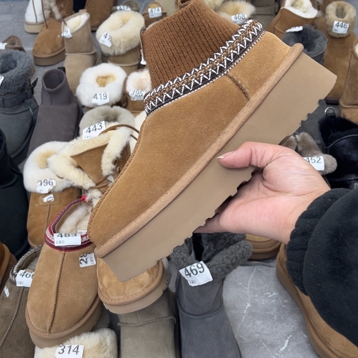 栗色民族风袜40码数