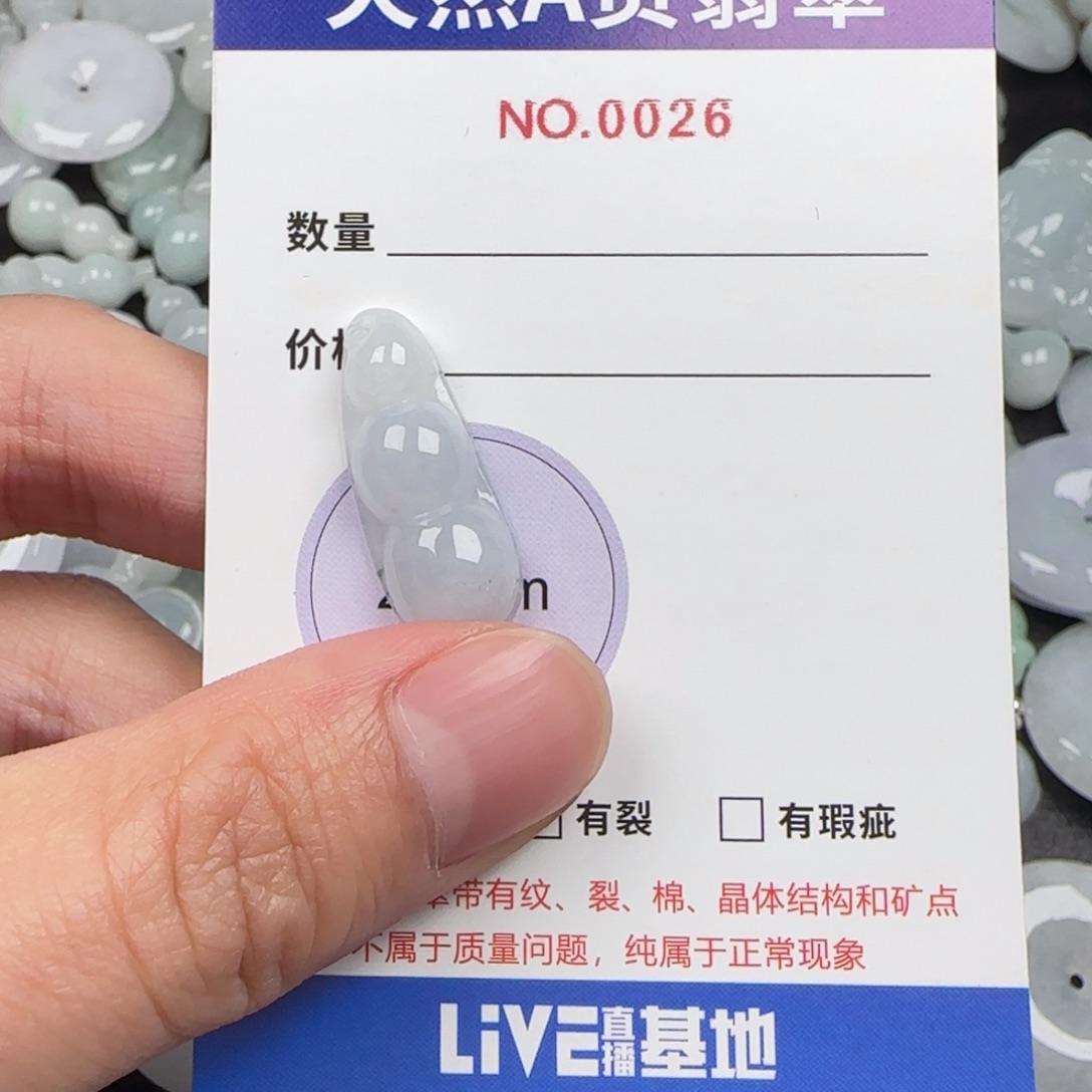 翡翠未镶嵌颈饰26