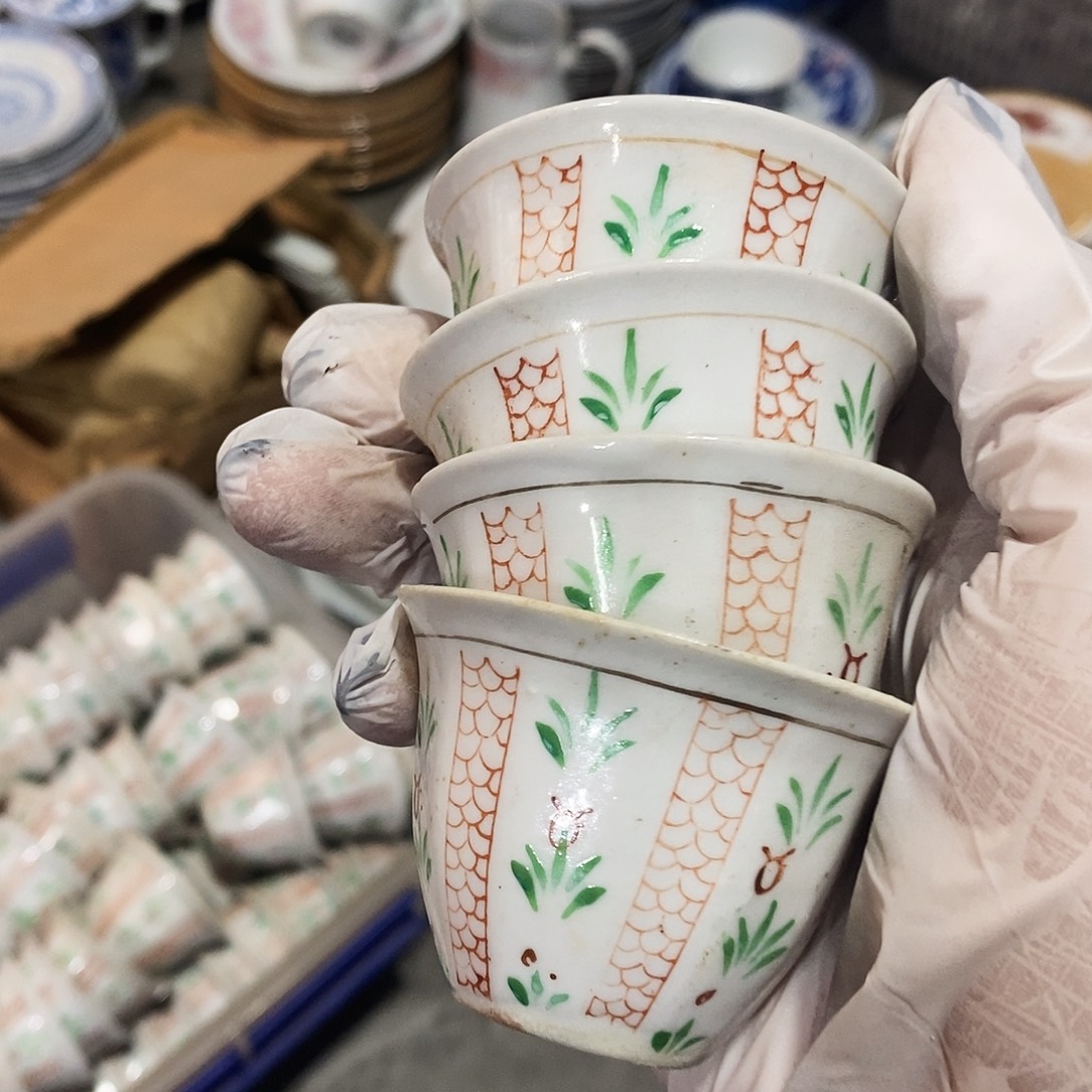 摆件陶景德镇陶瓷现代4个