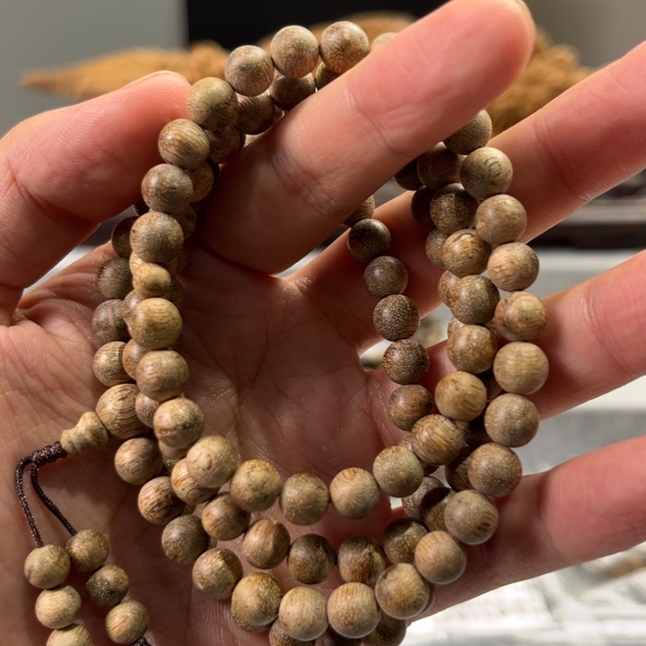 手串沉香金三角沉香0.7多圈手串16.5g