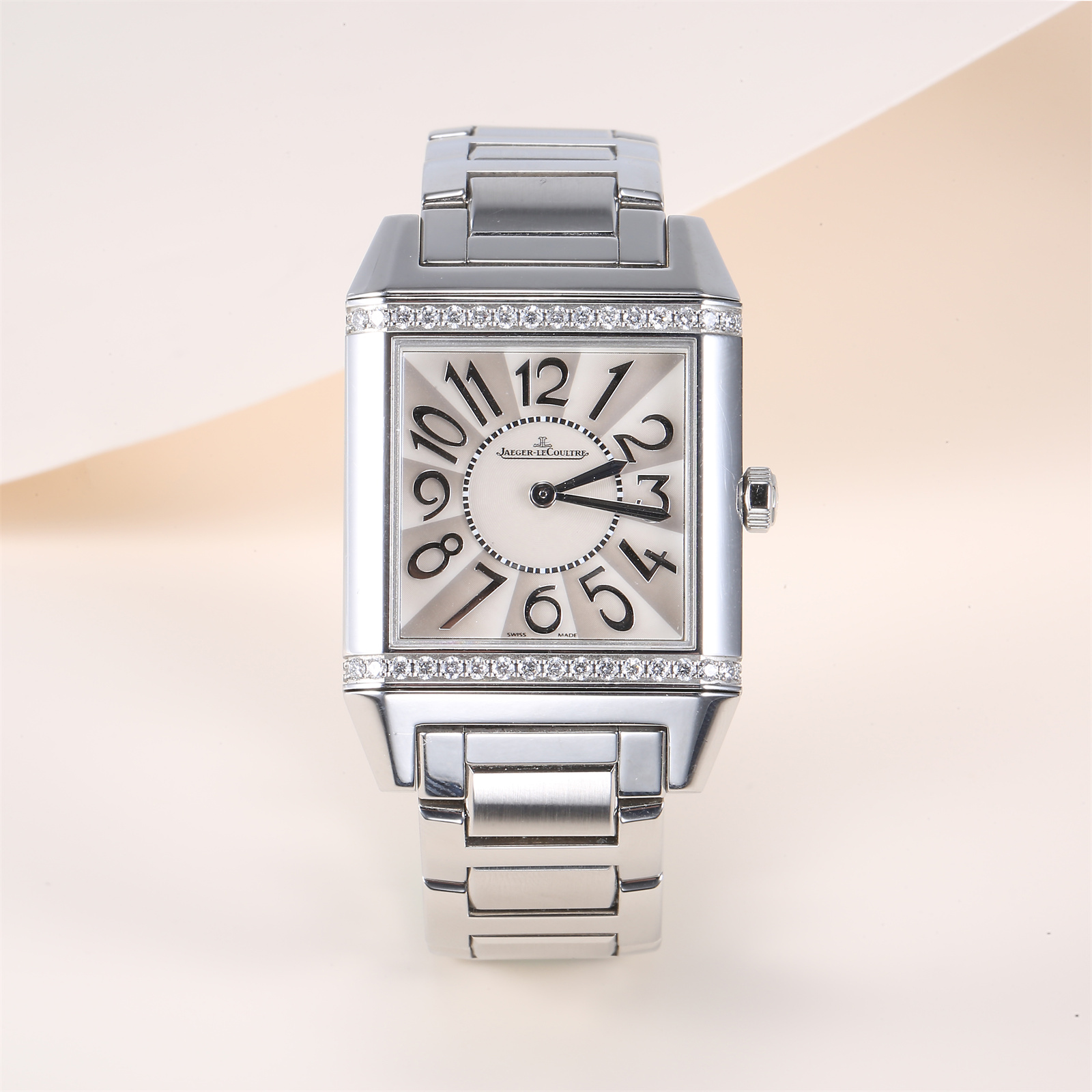 99新 Jaeger-LeCoultre/积家 小花佳珊723654 翻转腕表系列手表
