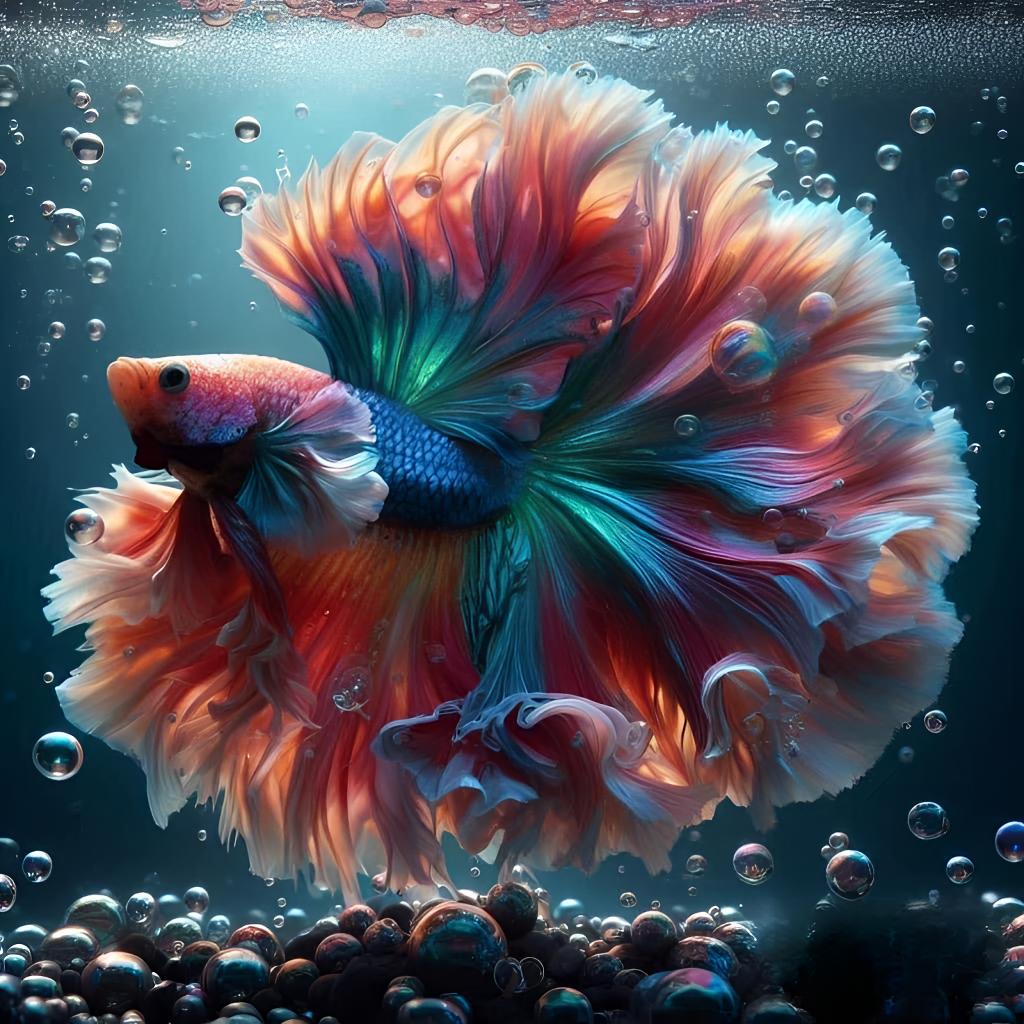 赛级精品斗鱼101一180泰国斗鱼超半月婚纱鱼不用过滤不用打氧