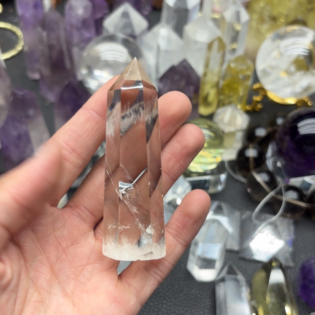 摆件未镶嵌水晶天然水晶 默认微瑕 介意勿拍