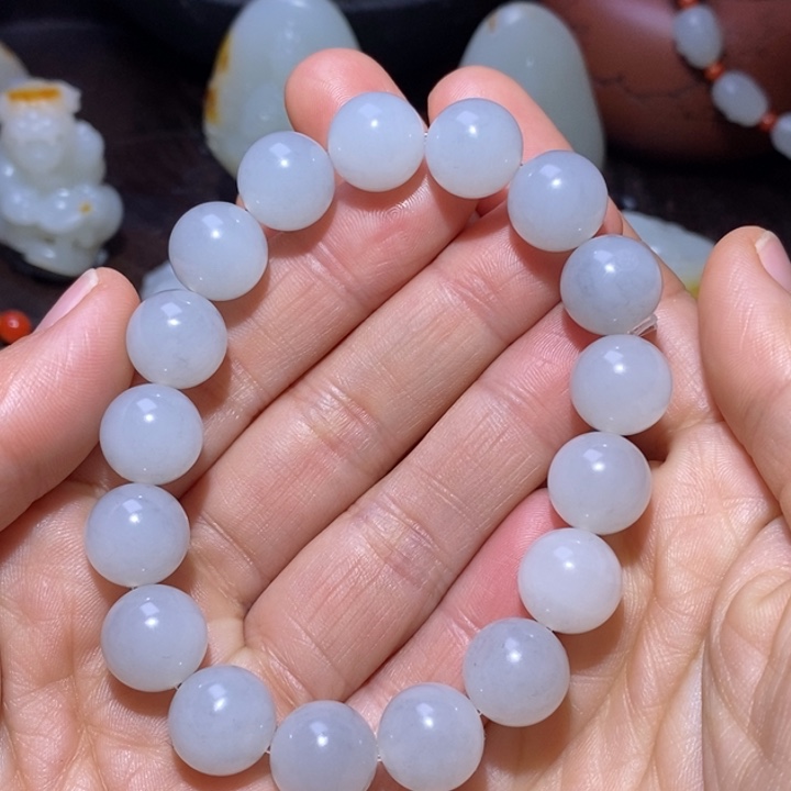 和田玉未镶嵌手串