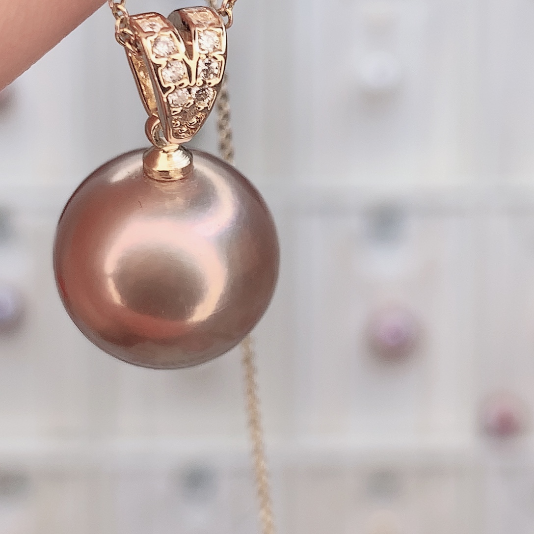 合金吊坠(赠链)淡水珍珠