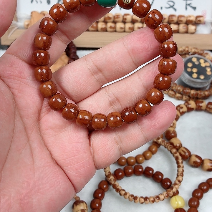 手串紫金鼠短轴道珠，毕业货