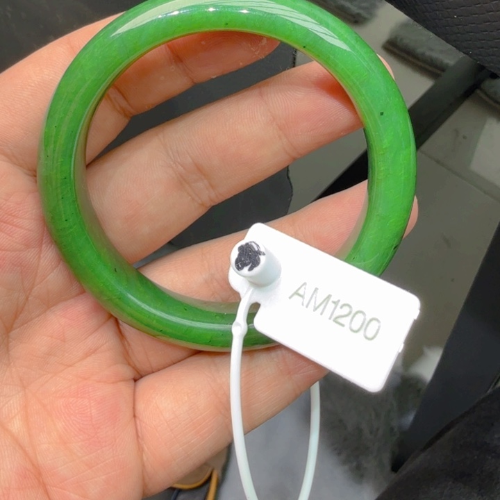 和田玉（碧玉）手镯未镶嵌58.6