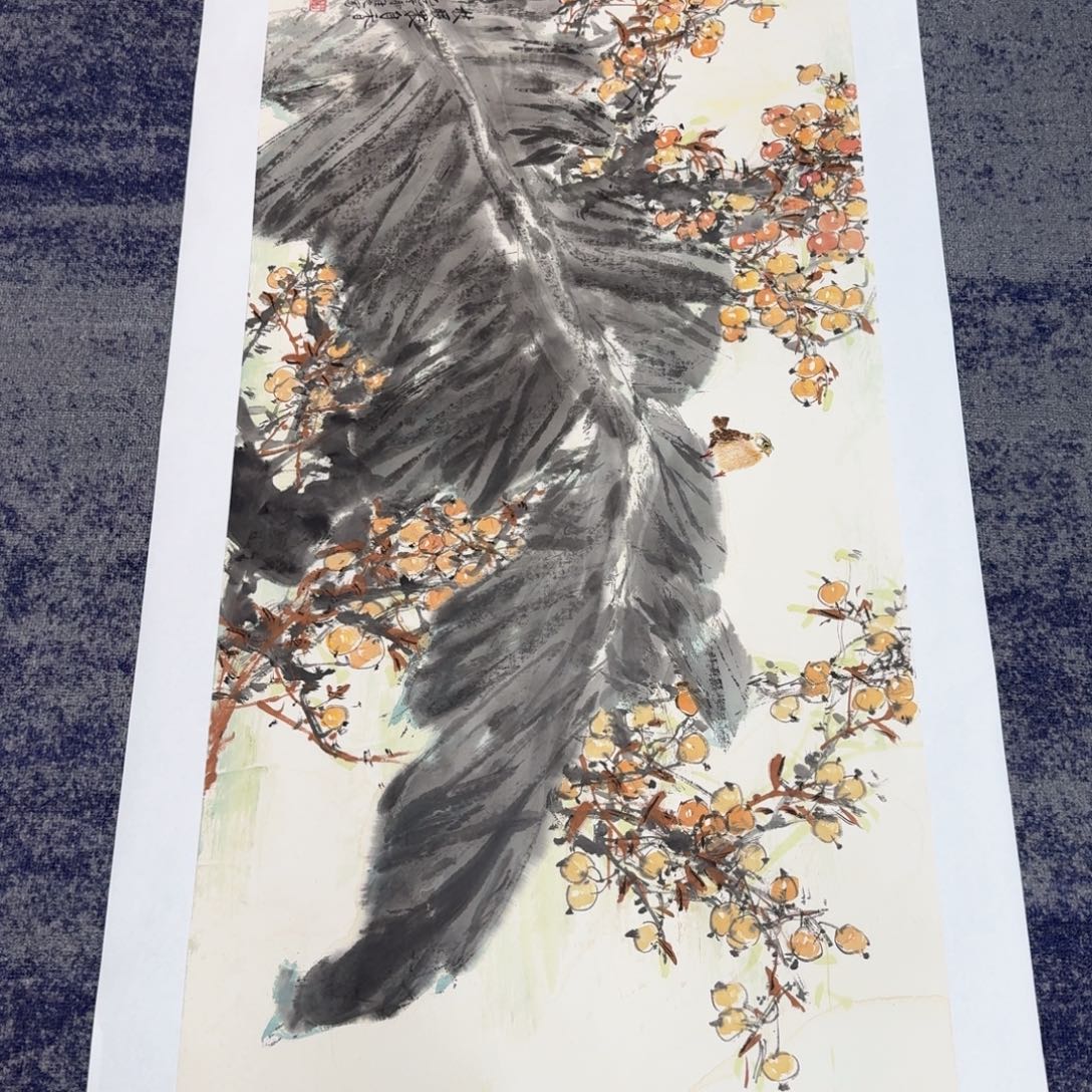 国画国画作品山水花鸟纯手绘