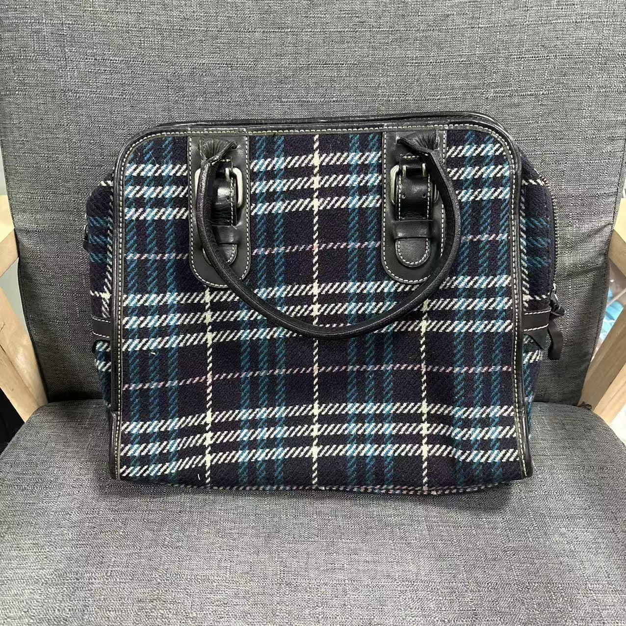 95新 BURBERRY/博柏利 乱乱子中古/女士/手提包/76997
