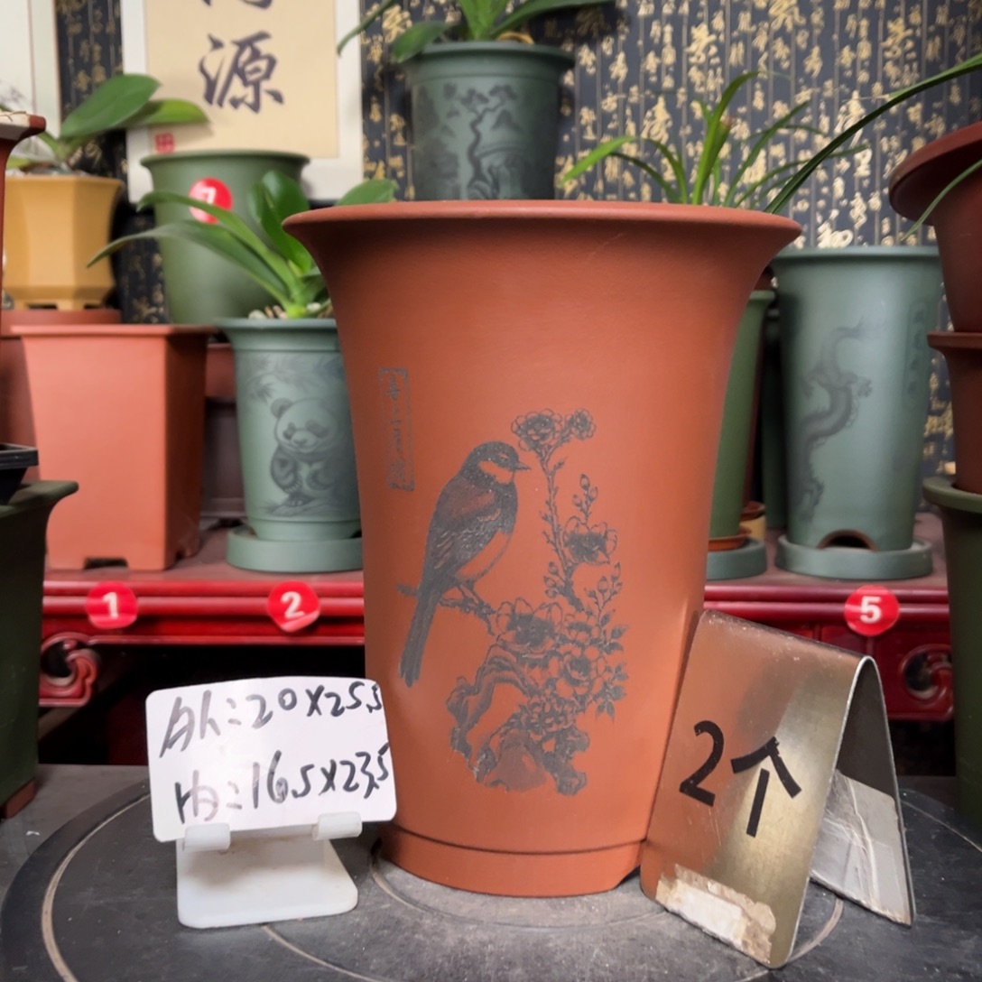 紫砂花盆紫砂花盆