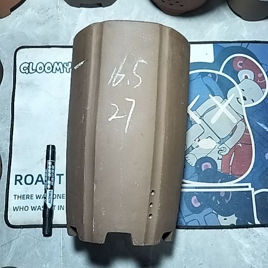 紫砂抽角六方一个