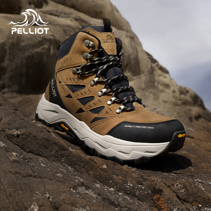 【MT-山岩2.0】伯希和登山鞋男女款Vibram防滑抓地户外耐磨徒步鞋