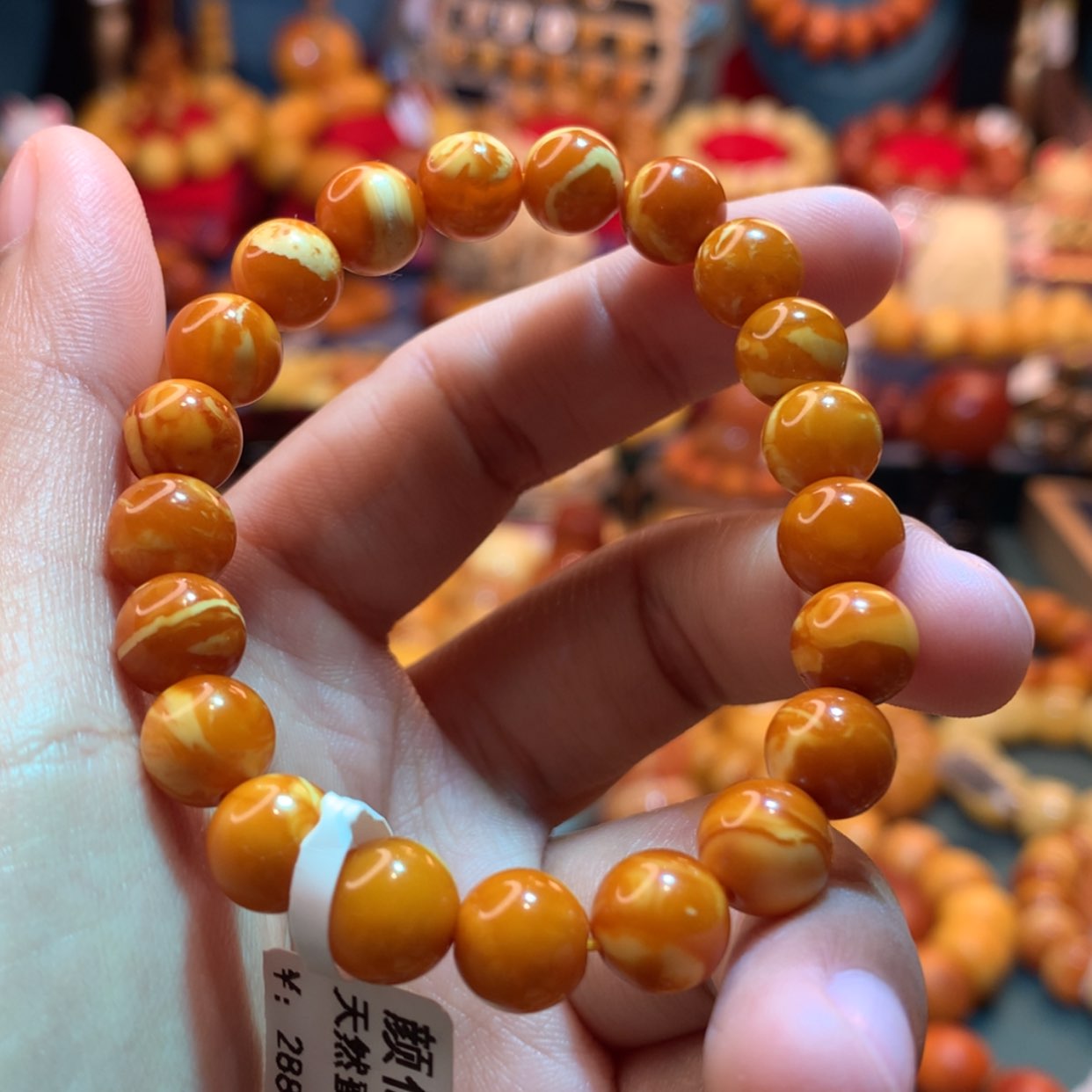 【闪购商品】蜜蜡手串未镶嵌蜜蜡手串