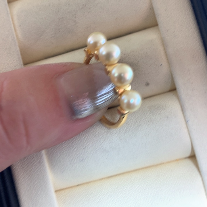 银S925镶嵌戒指海水珍珠