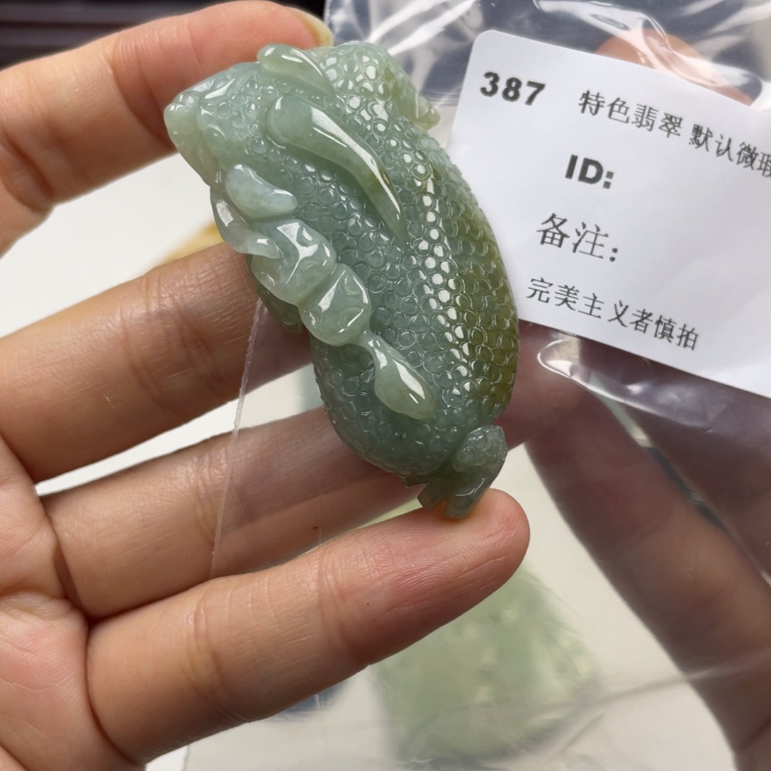 翡翠未镶嵌颈饰牌子