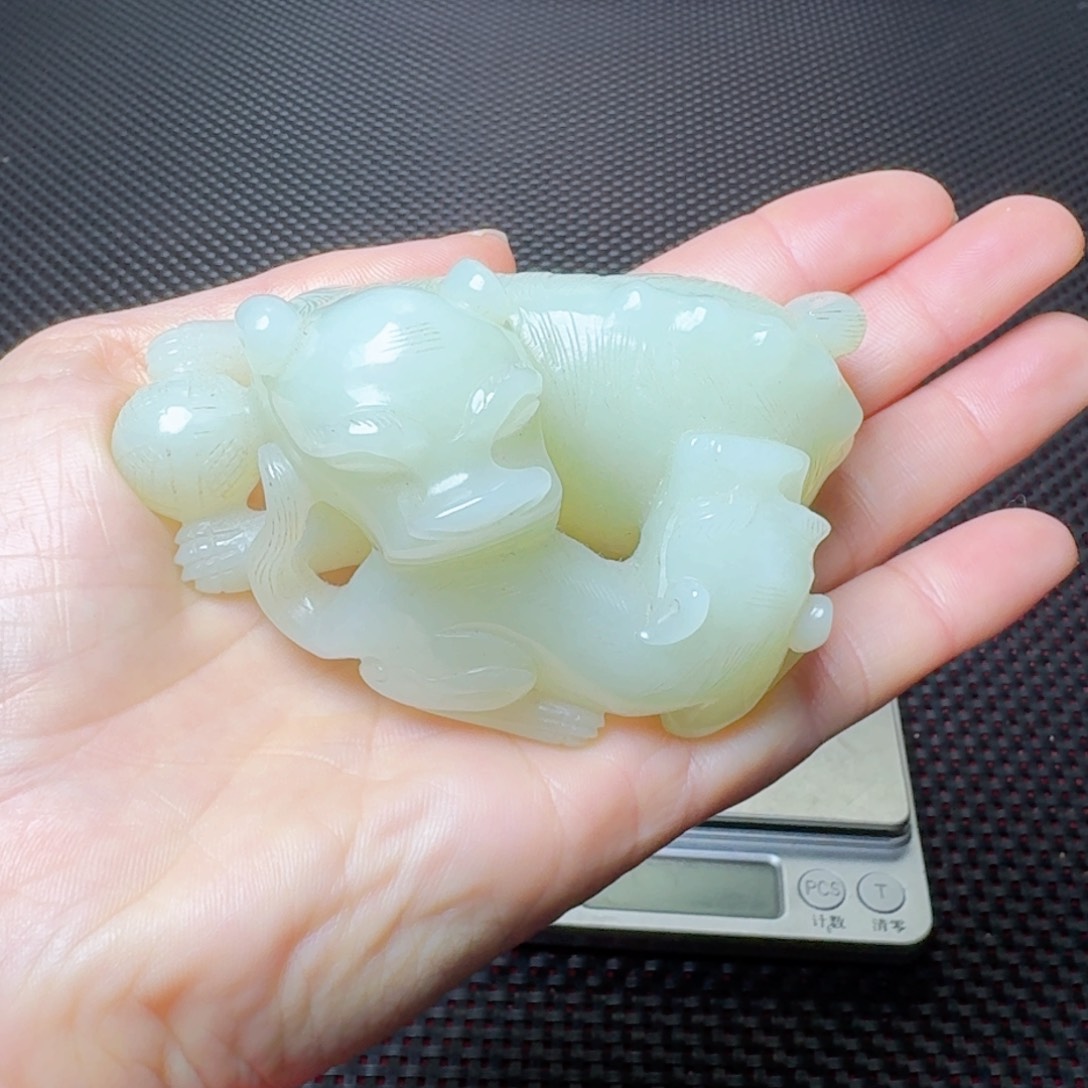 和田玉把件未镶嵌美*