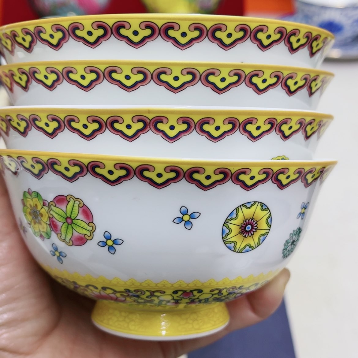 【闪购商品】珐琅4.5寸4个……………………