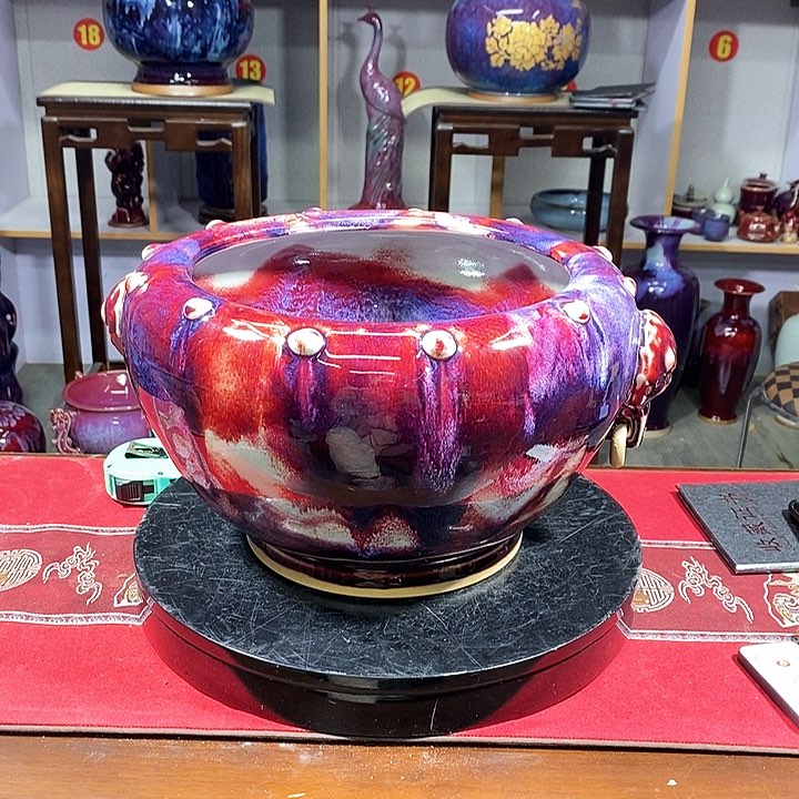 瓶快***。中国神垕精品钧瓷