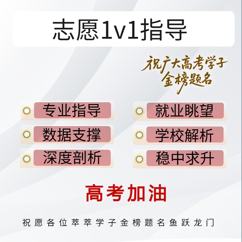 志愿指导志愿填报专业选择 志愿蝶变我的志愿知识服务卡