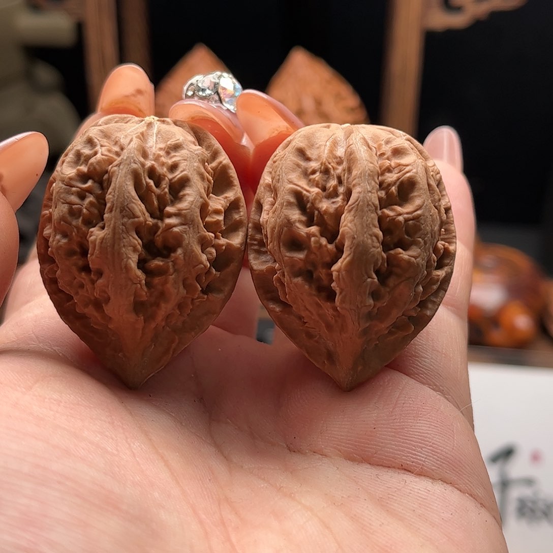 文玩核桃把件关东木子家楸大胖114