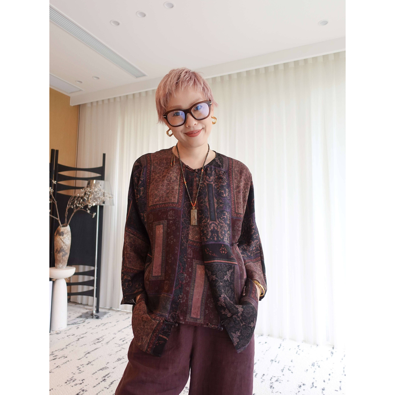 【生活中的艺术品】LIY最炫民族风香云纱上衣