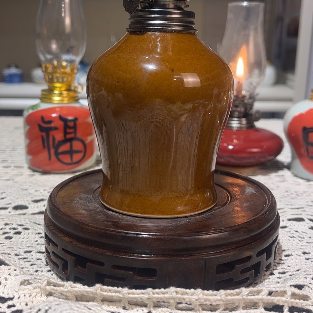 摆件景德镇陶瓷香薰灯