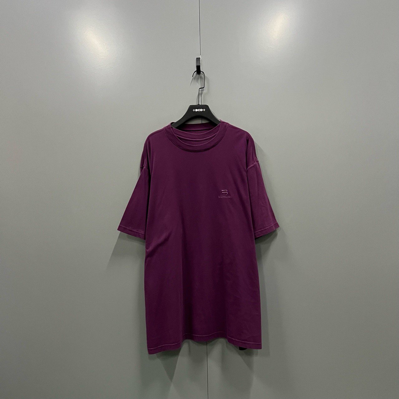 95新 Balenciaga/巴黎世家 （ll） 巴黎世家 双钩假两件短袖 S码