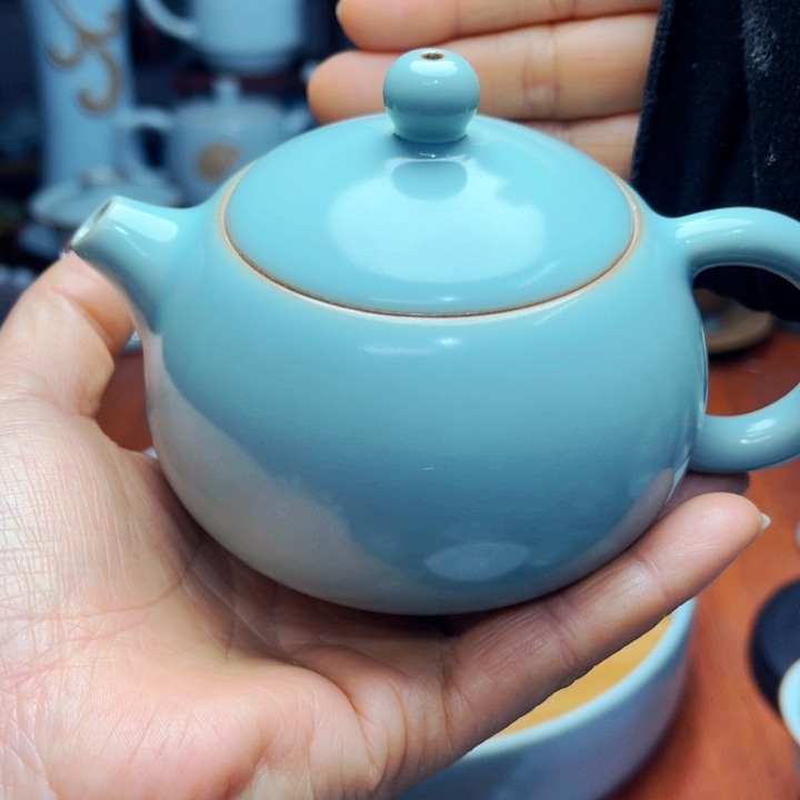 【闪购商品】汝州单壶天青，单壶，