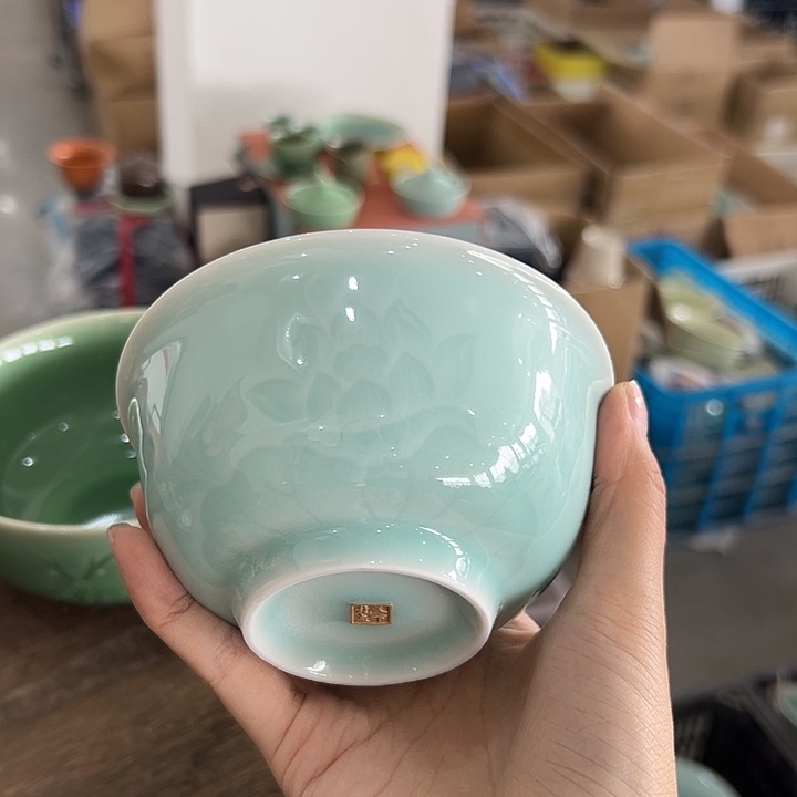 小米茶器龙泉青瓷