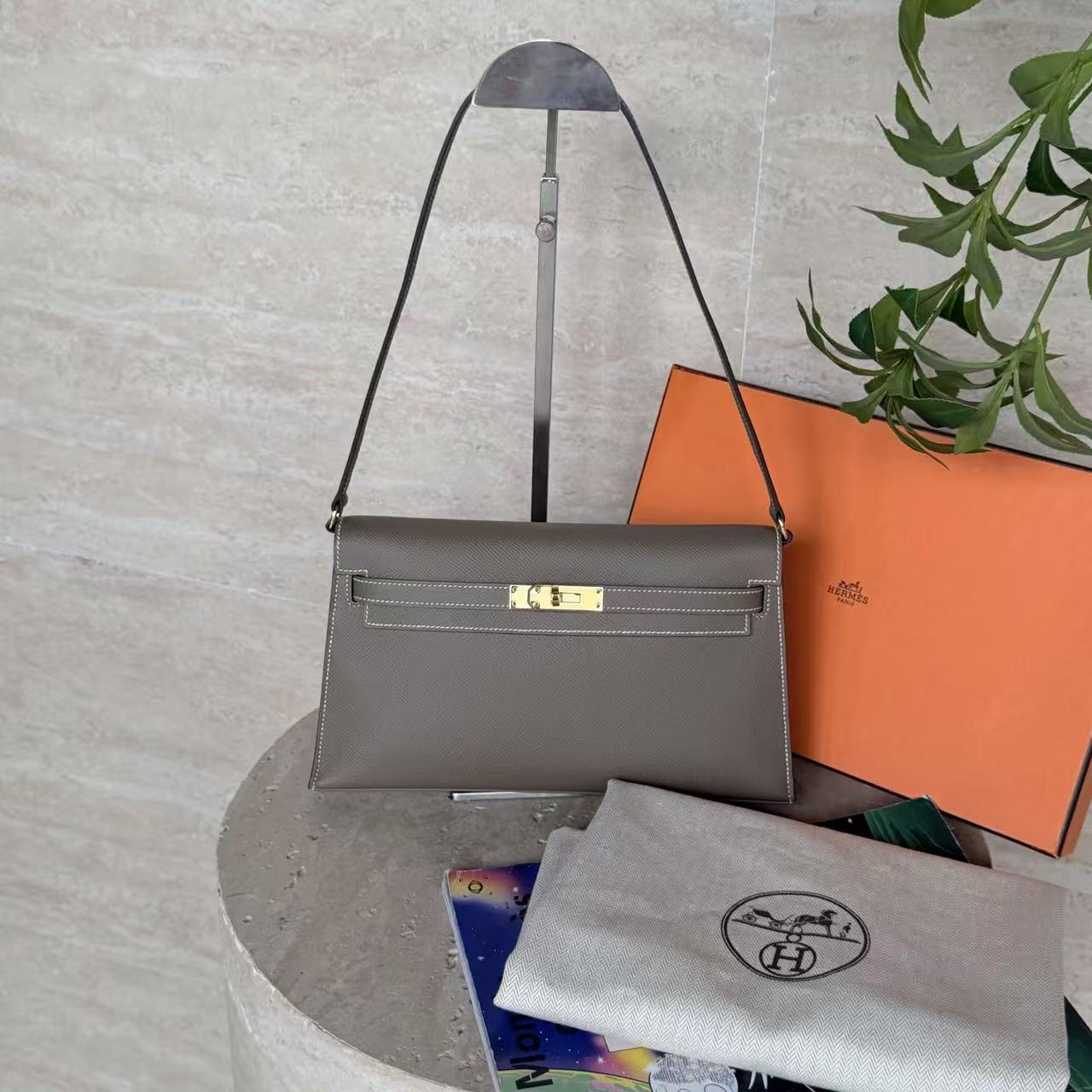 99新 Hermes/爱马仕 定金kelly elan 62085134/12期免息/代卖服务