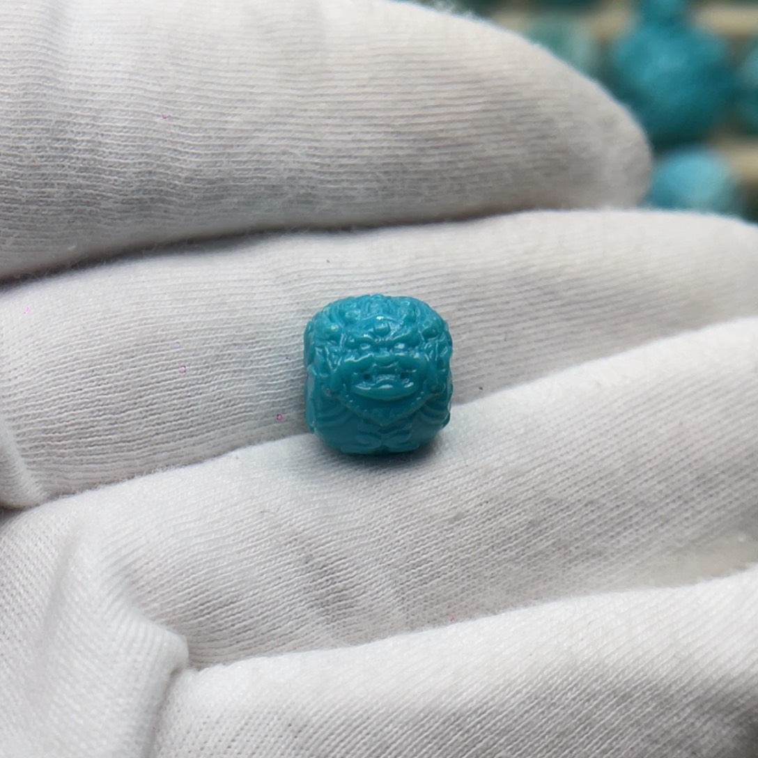 绿松石未镶嵌颈饰卡11.7-10.3