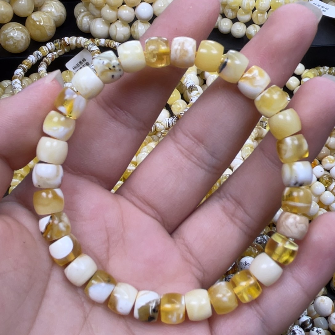 蜜蜡未镶嵌珠宝奇石7.3m