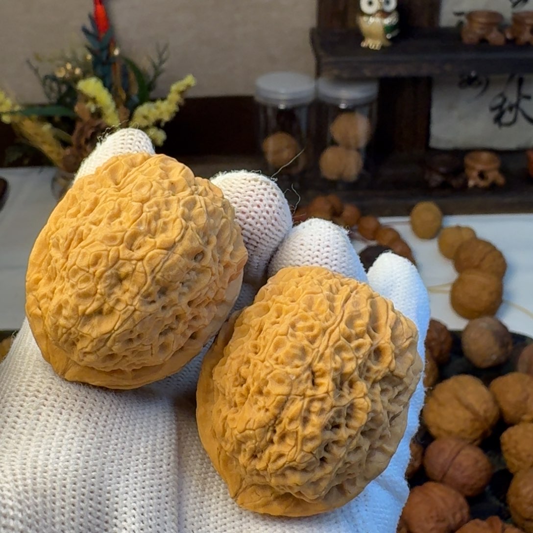 文玩核桃把件麒麟王39.8