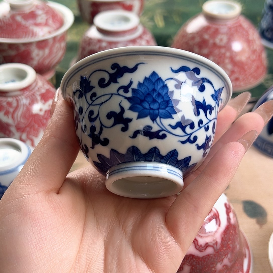 瓷片景德镇陶瓷杯杯杯杯