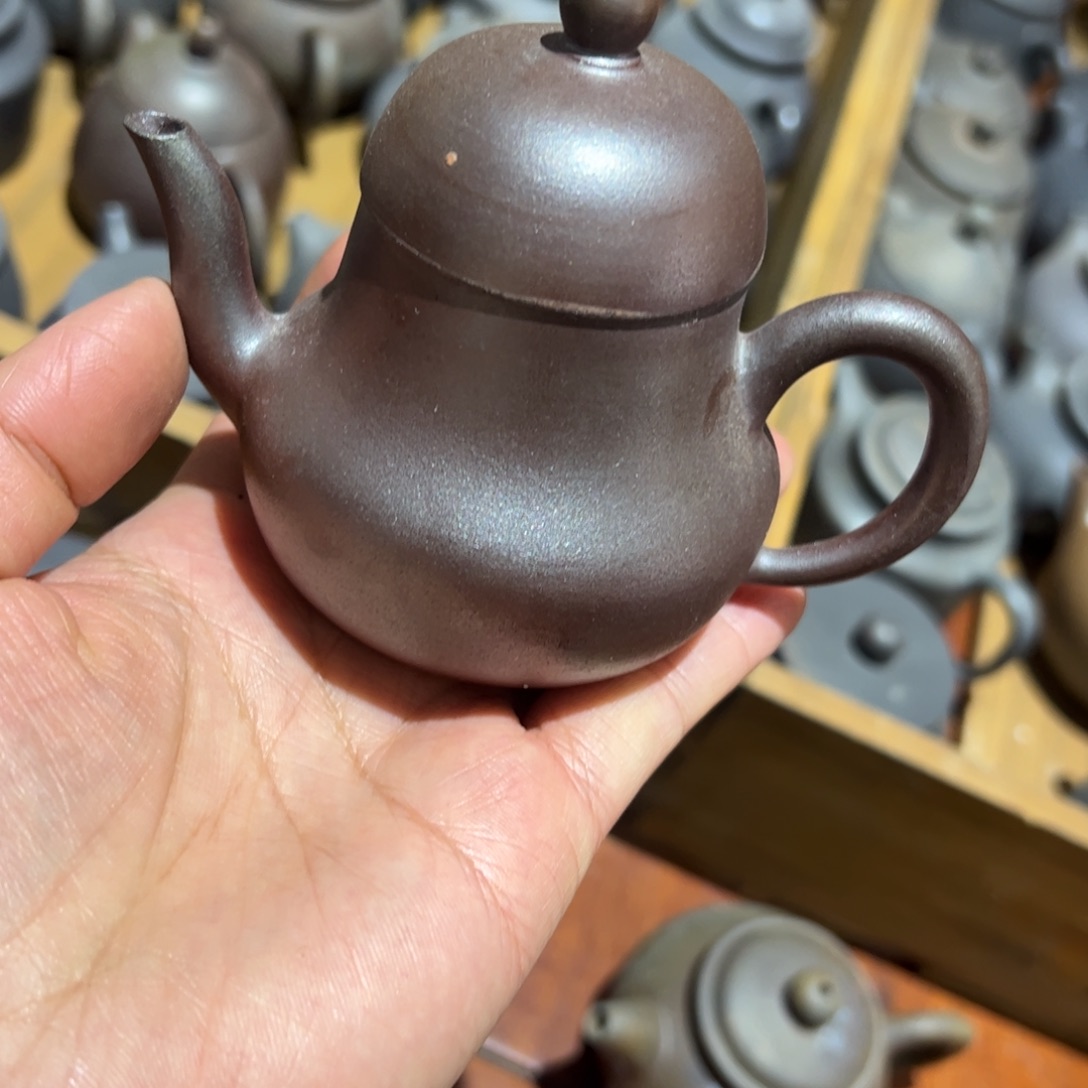 贵台龙窑柴烧茶壶69